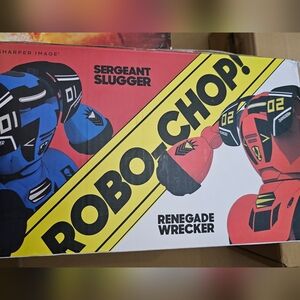 Sharper Image Blue and Red Robo-Chop! Boxing Robots Game